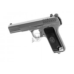 WE TT-33 Tokarev (Silver) GBB, Pistols are generally used as a sidearm, or back up for your primary, however that doesn't mean that's all they can be used for